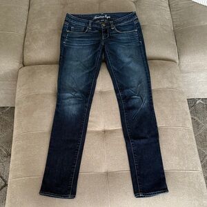 American Eagle Outfitters Women's Deep Indigo Skinny Jeans